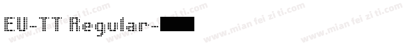 EU-TT Regular字体转换